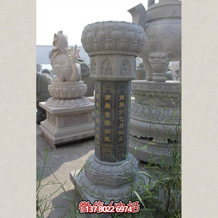 精美大理石浮雕石柱，點綴你的寺廟