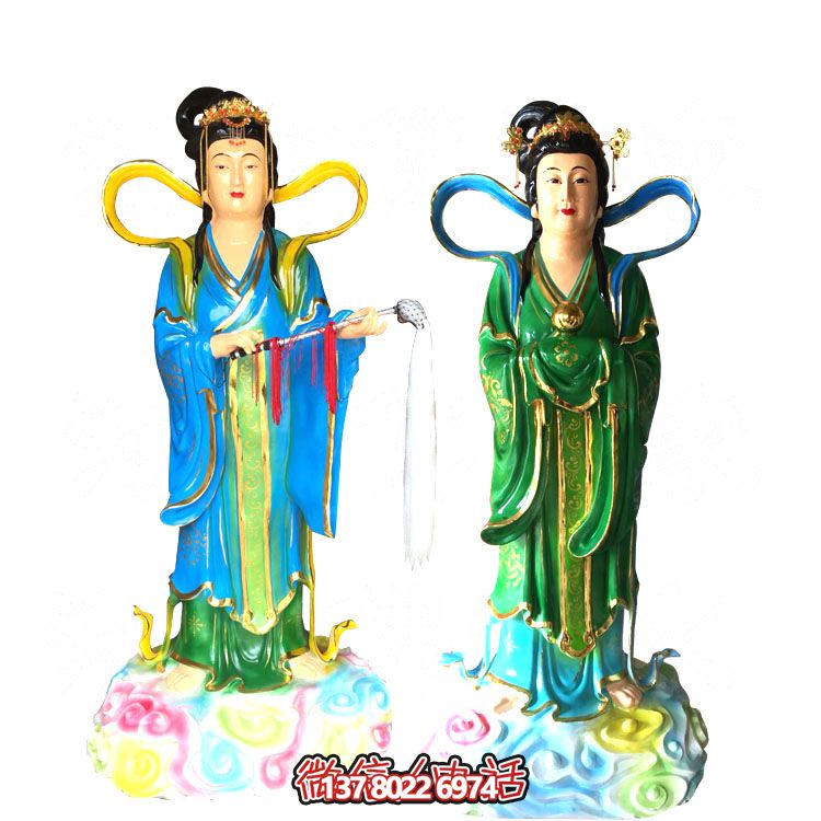 七仙女玻璃鋼雕塑，打造完美園林