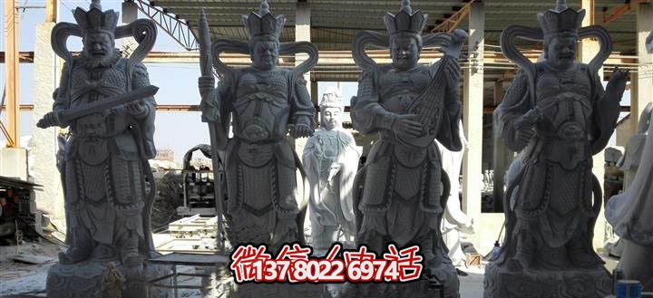 古樸雅致的大理石雕塑，見證古老神佛四大天王的傳承