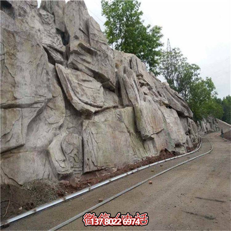 美輪美奐的景觀石，改善戶外街道路邊大型景觀