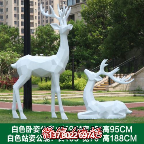 玻璃鋼雕塑裝置，點綴小區園林景觀