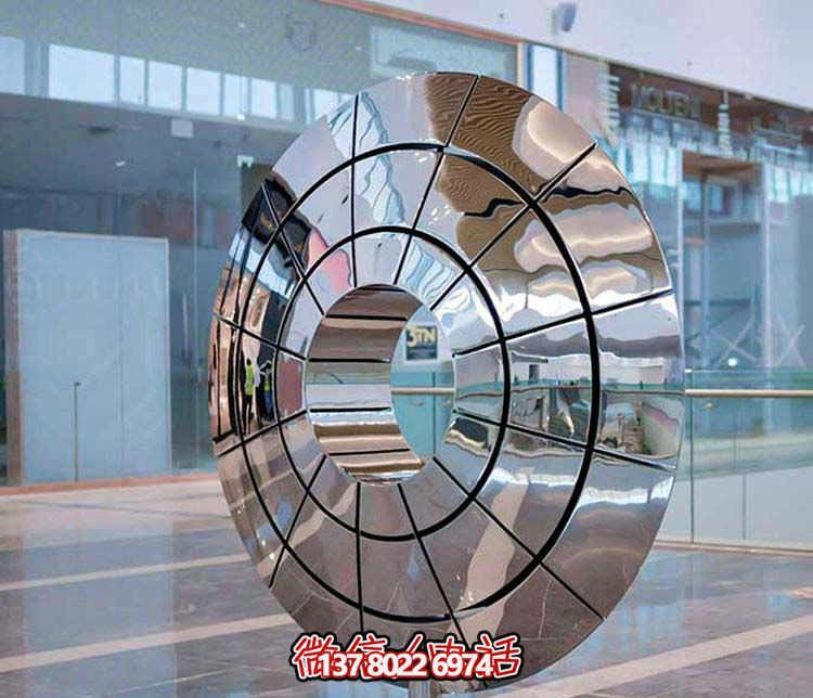 不銹鋼雕塑傘狀圓環(huán),創(chuàng)意裝點商廈鏡面 不銹鋼雕塑傘狀圓環(huán),創(chuàng)意裝點商廈鏡面