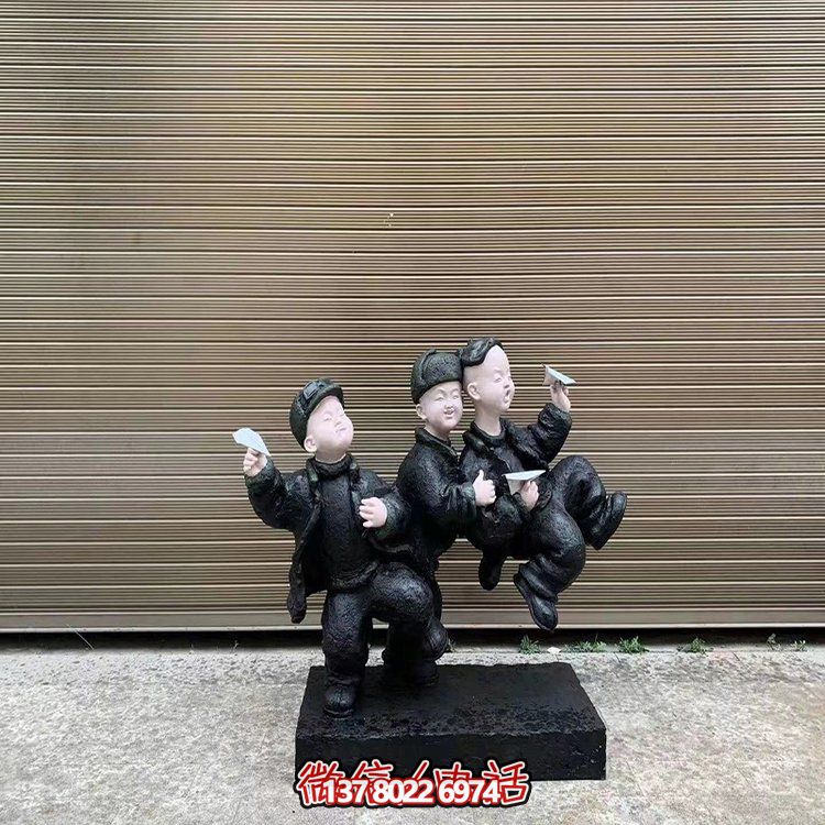 多彩玻璃鋼景觀擺件，添加卡通戶外兒童樂趣