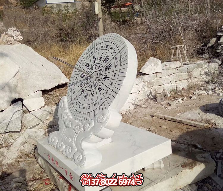 精致日晷雕塑，為你的戶外景區(qū)帶來創(chuàng)意石雕裝飾